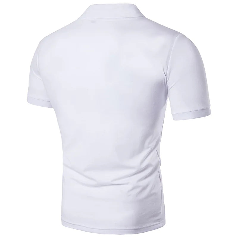 Summer Men's High Quality Polo Shirt Casual Sportswear Short Sleeve Lapel T-shirt Loose Fashion Clothing Golf Top