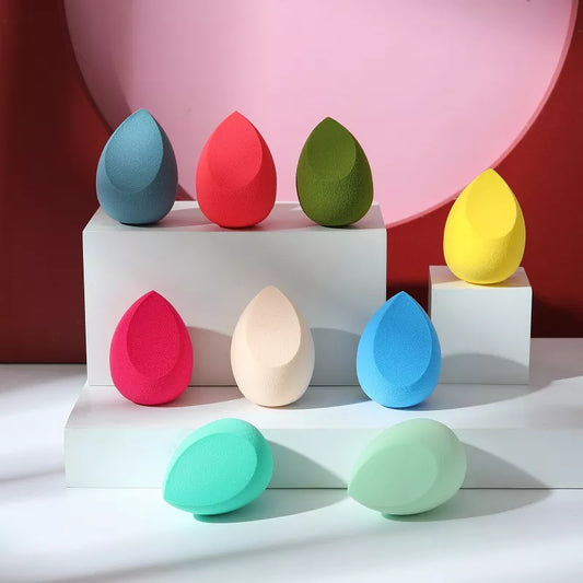 Make-up-Schwamm-Puderquasten-Set - Weicher Beauty-Blender-Schwamm Fingerquasten-Dreieck-Make-up-Quaste - Ideal Für Den Täglichen Gebrauch Und Auf Reisen