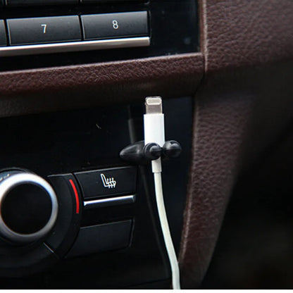 8Pcs Car Wire Cable Holder Multifunctional Tie Clip Fixer Organizer Car Charger Line Clasp High Quality Headphone Cable Clip