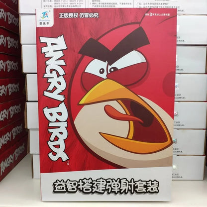Angry Bird Toys Children's Interactive Catapult Building Block Assembly Full Set Bricks Slingshot Game Children Birthday Gift
