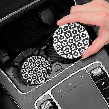 2 Stk. Einlagen für Kfz-Becherhalterung, Antirutschbelag für Becherhalterung im Auto,