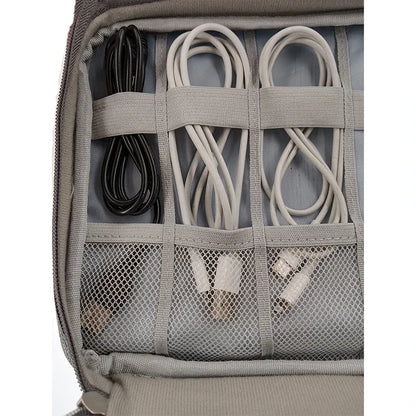 Portable Cable Digital Storage Bags Organizer USB Gadgets Wires Charger Power Battery Zipper Cosmetic Bag Case Accessories Item