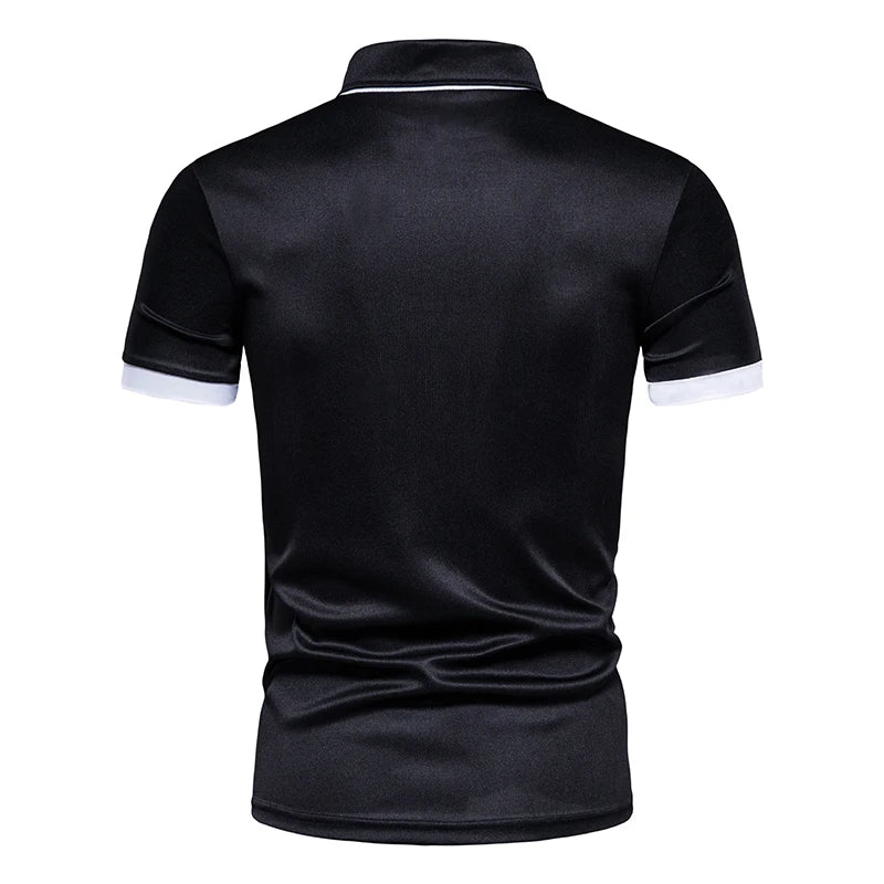 Men Polo Shirt Short Sleeve New Clothing Summer Streetwear Casual Fashion Tops