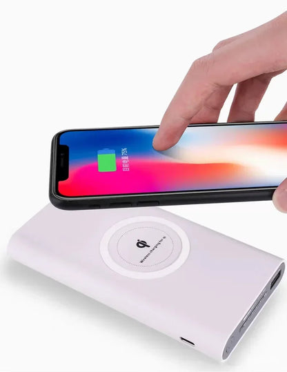 Free Shipping 200000mAh Wireless Power Bank Two-Way Fast Charging Powerbank Portable Charger Type-c External Battery For IPhone