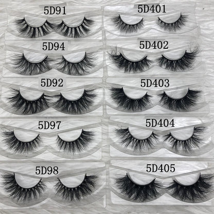 Mikiwi Thick Long 5D mink eyelashes long lasting mink lashes natural dramatic volume eyelashes extension 3d false eyelash