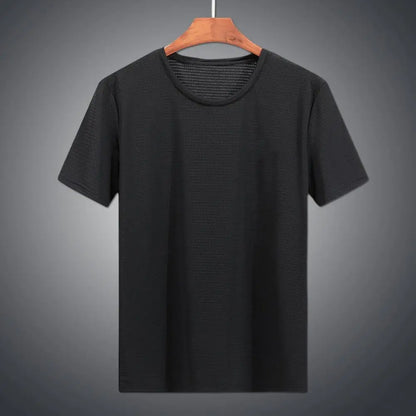 Male Top Fashion O-neck Short Sleeve Shirt Cotton T-shirt  O-neck Short Sleeve Men T-Shirt Sport Clothing