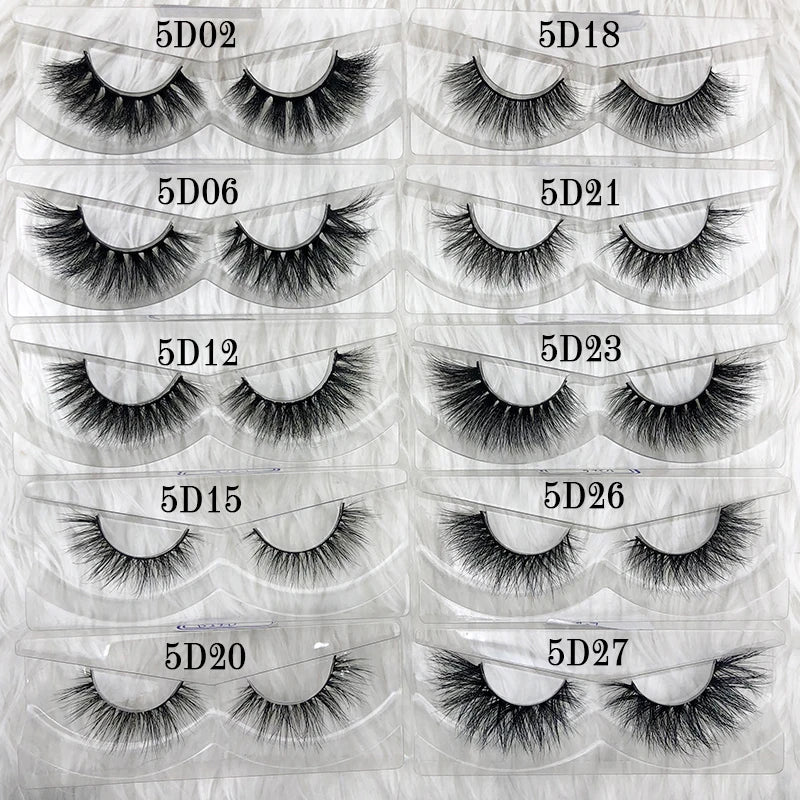 Mikiwi Thick Long 5D mink eyelashes long lasting mink lashes natural dramatic volume eyelashes extension 3d false eyelash